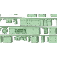 KO80-02：8000系10連(6+4固定化)床下機器【武蔵模型工房　Nゲージ 鉄道模型】
